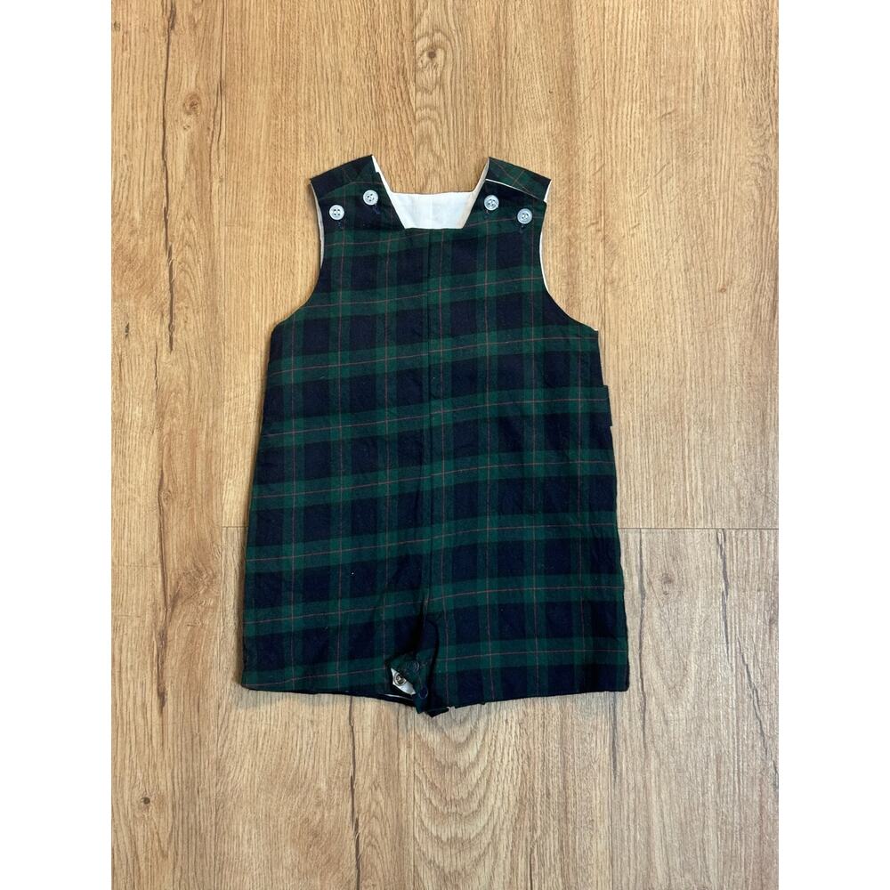Bailey Boys Plaid Jon Jon size 6 months